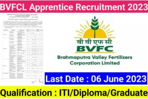 BVFCL Apprentice Recruitment