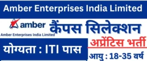 Amber Enterprises India Ltd Campus Placement
