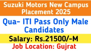 Suzuki Motor Campus Placement