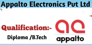 Appalto Electronics Private Limited Recruitment